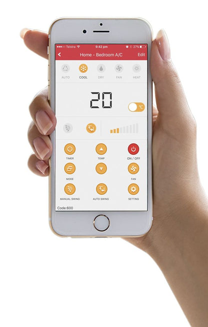 Genius Remote for Heat Pumps (iPhone and Android)