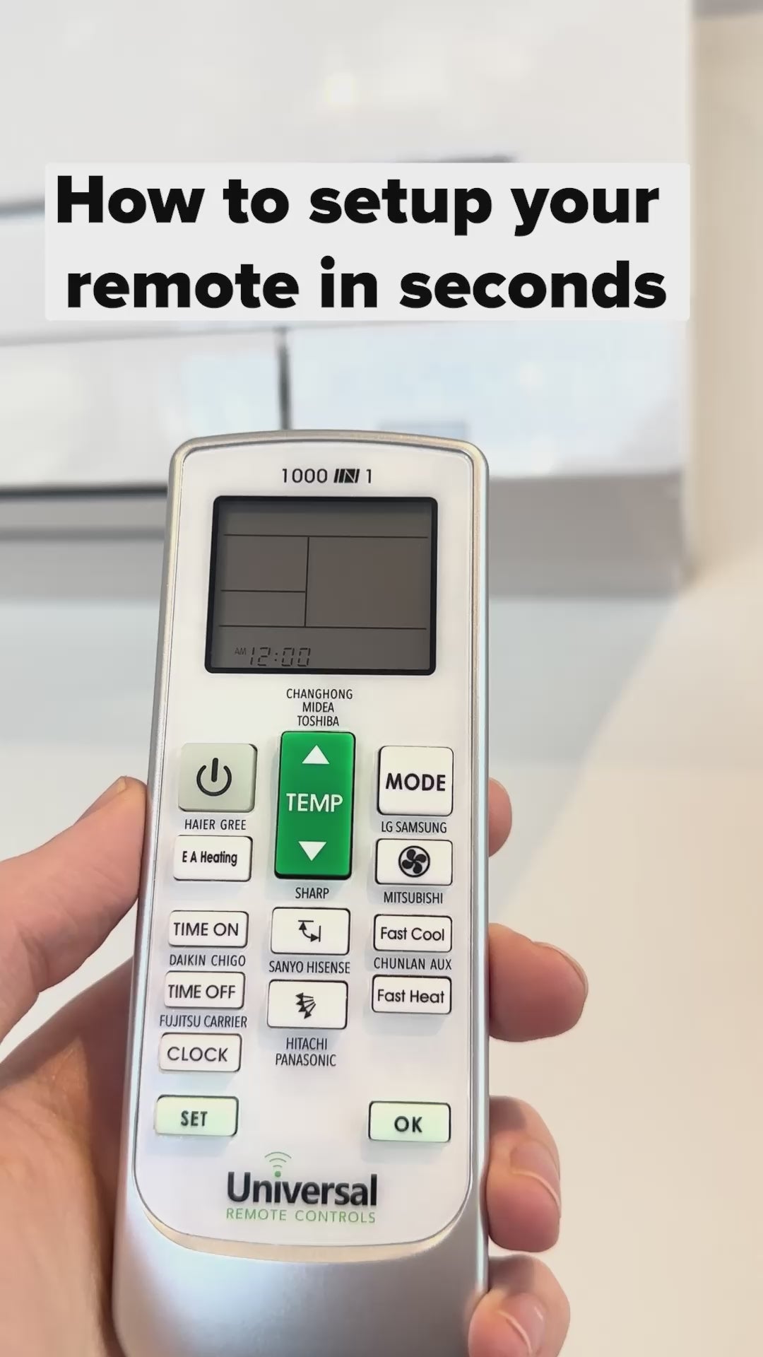 Fujitsu Heat Pumps Remotes – Universal Remote Controls NZ