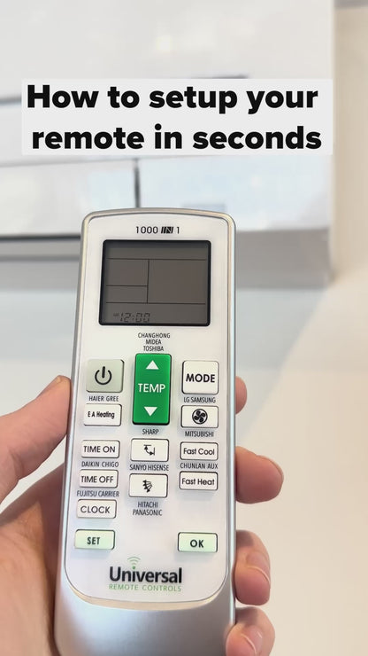 Universal Remote for Samsung Heat Pumps