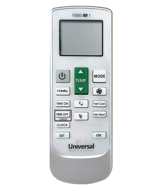 Universal Remote for Carrier Heat Pumps