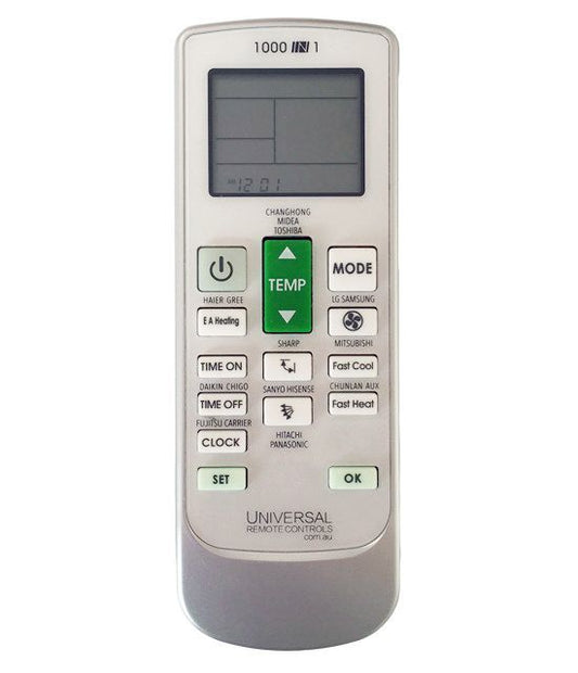 Universal Remote for Daewoo Heat Pumps
